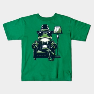 Frog In A Chair Kids T-Shirt